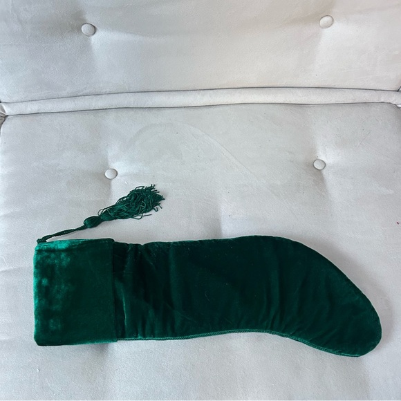 Velvet Letter to Santa Christmas Stocking - Picture 7 of 10